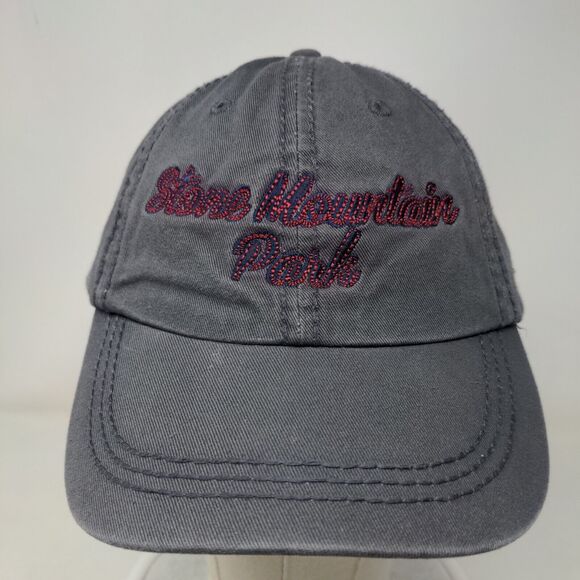 Stone Mountain Park Atlanta GA Strapback Hat Gray OSFM Embroidered - Picture 2 of 7